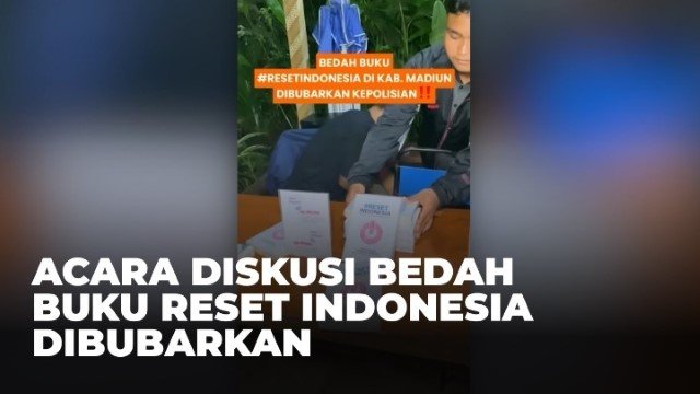 Diskusi Buku ‘Reset Indonesia’ di Madiun Dibubarkan Paksa, Tim Penulis Diteror, Mobil Dilempari Empat OTK!