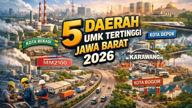 5 Daerah dengan Gaji Tertinggi di Jawa Barat 2026, Kota Bekasi Mendominasi Serta Hampir Rp6 Juta