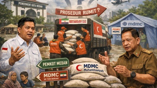 Pemkot Medan Kembalikan Beras, Muhammadiyah Turun Tangan Selamatkan Bantuan Korban Bencana