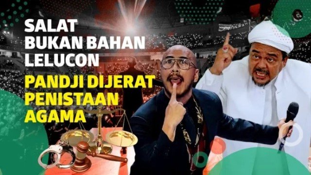 15 Poin Keberatan FPI terhadap Mens Rea Pandji Pragiwaksono: Jangan Sampai Terulang Kasus Al Maidah 51!