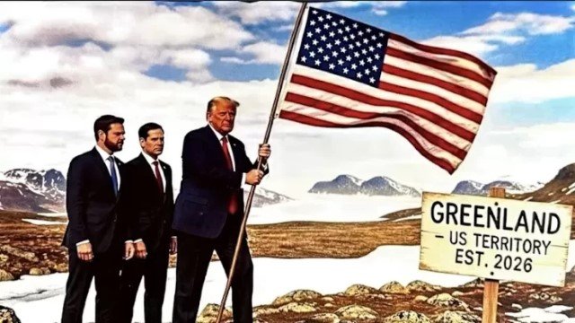 Bikin Panas! Trump Kibarkan Bendera AS di Greenland, Ejek Para Pemimpin Dunia yang Menentangnya