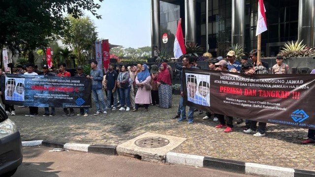 GMNI Jaksel Gelar Aksi ke KPK: Dorong Yaqut Bongkar Keterlibatan Jokowi dan Fuad Hasan di Kasus Korupsi Haji!