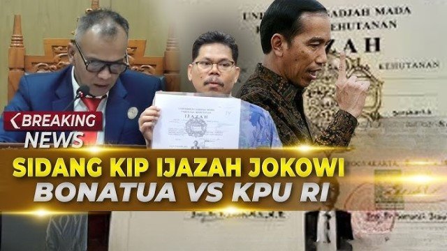 Heboh di Publik! KIP Perintahkan Ijazah Jokowi Dibuka, Bonatua Tantang KPU ‘Jangan Berani Banding!’