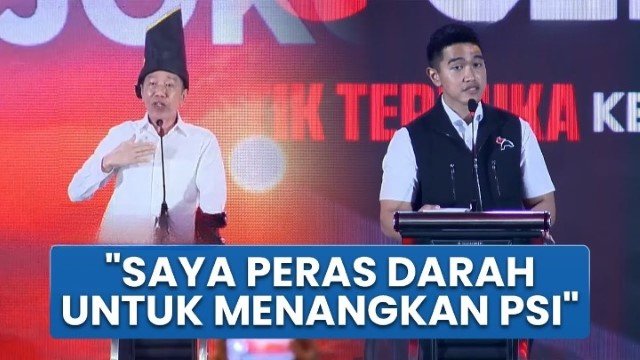 Jokowi Akan Bekerja Mati-Matian, Kaesang: ‘Saya Akan Peras Darah Saya Demi PSI!’