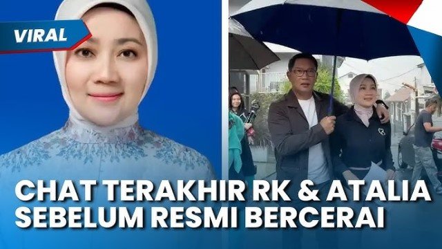 Pengacara Beber Isi Chat Terakhir RK ke Atalia Sebelum Diputus Cerai