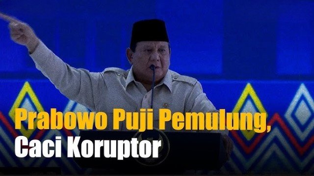 Prabowo: Saya Lebih Hormat Sama Pemulung dan Tukang Becak Daripada Orang Pintar Tapi Curi Uang Rakyat!