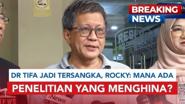 Rocky Gerung ‘Bela’ Penelitian Dokter Tifa Dalam Kasus Ijazah Jokowi