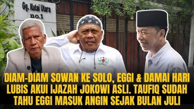 Sempat Ada Pertemuan, Eggi Sudjana dan Damai Lubis Akui Ijazah Jokowi ‘Asli’ Usai Jadi Tersangka!