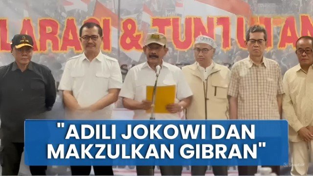 5 Poin Tuntutan GMKR: Desak Prabowo Bersihkan Pemerintah, Adili Jokowi hingga Makzulkan Gibran!