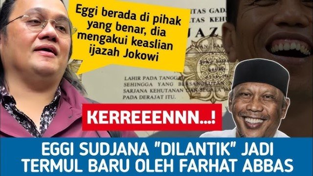 Farhat Abbas: Eggi Sudjana Mau ‘Damai’ dengan Jokowi, Saya Ada Rekamannya!