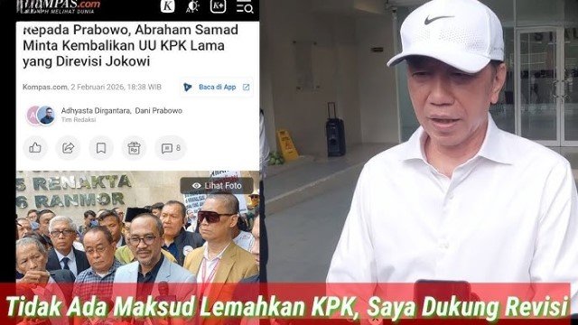 Gak Konsisten! Jokowi Sekarang Setuju UU KPK Kembali ke yang Lama, Dulu Dia Terbitkan Surpres Revisi