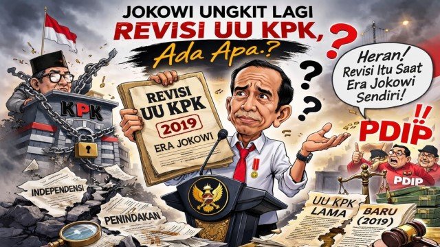 PDIP Bongkar ‘Kebohongan’ Jokowi Soal Revisi UU KPK 2019: DPR Jadi Kambing Hitam!