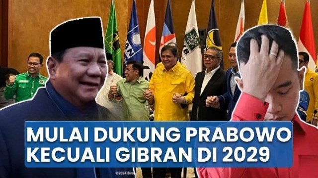 Parpol Terang-Terangan Dukung Prabowo Capres di Pilpres 2029, Bagaimana Dengan Gibran? Ditinggal Begitu Saja?