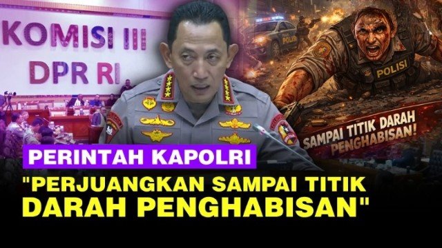 Pernyataan Keras Kapolri ‘Sampai Titik Darah Penghabisan’ Gemparkan DPR, Eks Intel BIN: Bentuk Ajakan Murtad Politik!