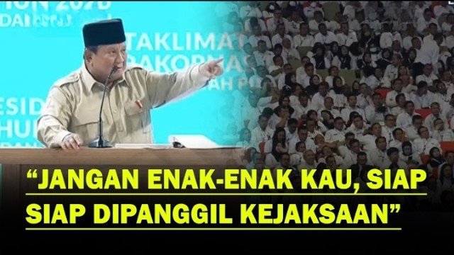 Prabowo Ancam Eks Bos BUMN: Siap-Siap Kau Dipanggil Kejaksaan!