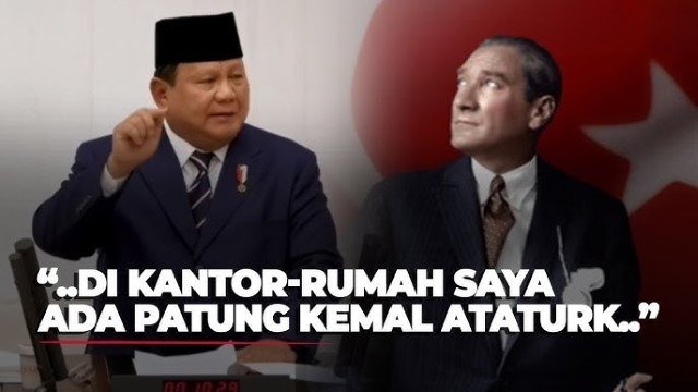 Prabowo Idolakan Ataturk, Guru Besar Unair: Ada Apa dengan Presiden?