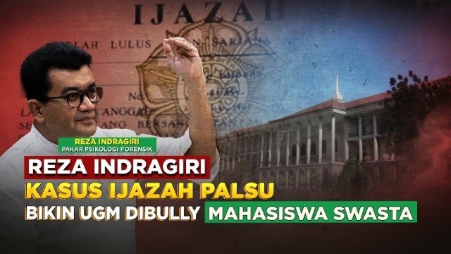 Ya Ampun! Reza Indragiri Ungkap UGM Dibully Mahasiswa Kampus Swasta Gegara Ijazah Jokowi, Diplesetkan Jadi ‘Universitas Gangguan Mental’
