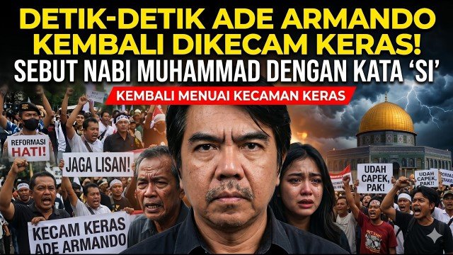 HEBOH! Sebut Frasa “Si Nabi Muhammad”, Ade Armando Tuai Kecaman