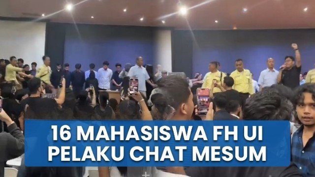 LENGKAP! Kronologi dan Nama 16 Mahasiswa FH UI Pelaku Pelecehan Seksual