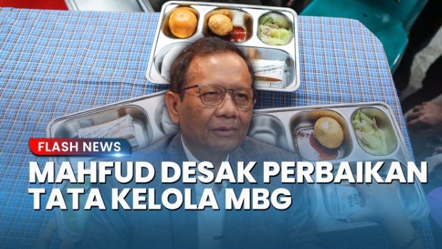 Mahfud MD Buka-Bukaan Terkait MBG Anggaran Triliunan, Hanya Rp34 Miliar Untuk Makanan