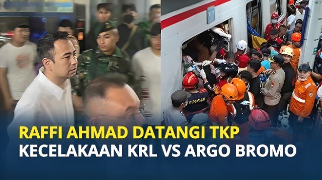 Sebut Kecelakaan KA Paling Kelam, PUKIS Kritik Kehadiran Raffi Ahmad di Lokasi Ganggu Evakuasi!
