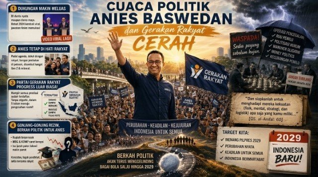 'Cuaca Politik Anies Baswedan dan Gerakan Rakyat Cerah'