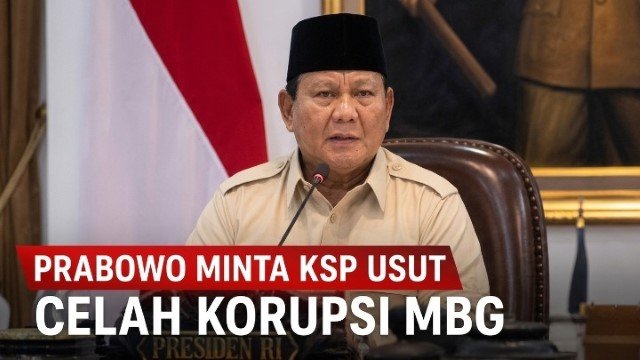 MBG Berlumur Korupsi-Prabowo Utus KSP, ICW: Telat Banget!