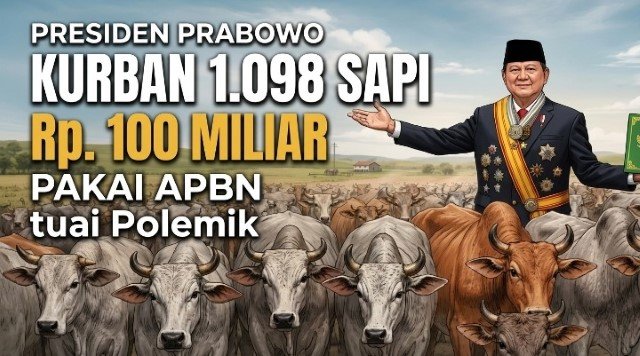 Prabowo Dituding “Makan” Uang Rakyat Demi Kurban, Gerindra Naik Pitam: Dari Zaman SBY dan Jokowi Sudah Begitu!