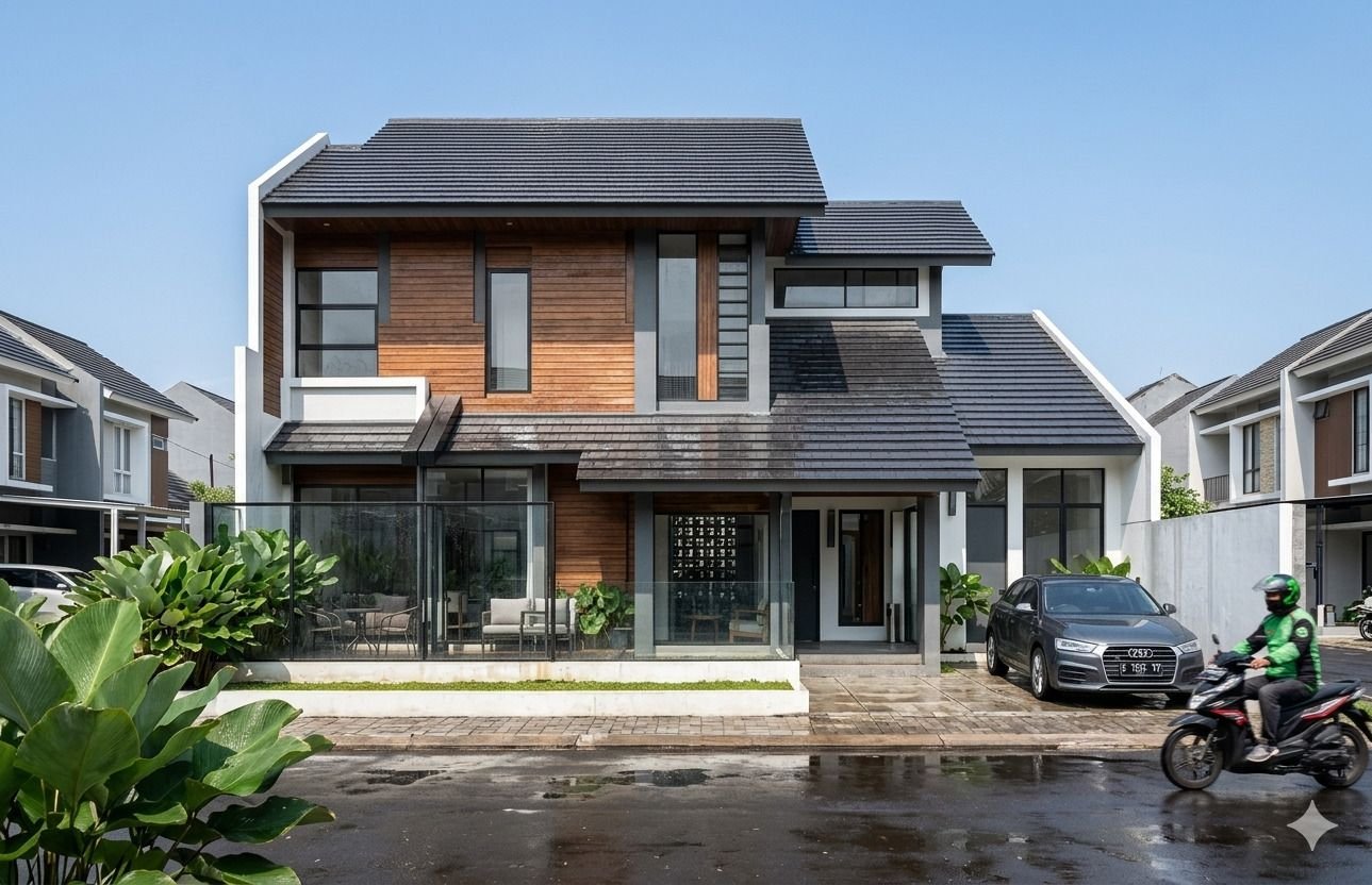 Rumah Modern Tropis dengan Sentuhan Elegan Solusi Hunian Nyaman di Tengah Iklim Indonesia