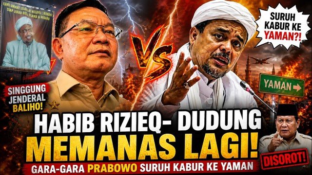 Saling Sindir 'Jenderal Baliho', Dudung Abdurachman Ajak HRS Cooling Down Kita Sudah Tua!