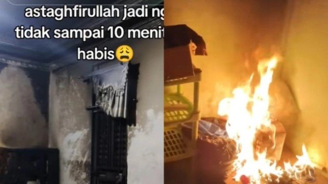 Teror Api Misterius! Barang di Rumah Mendadak Jadi Abu, TikToker Ini Ungkap Kisah yang Bikin Gempar