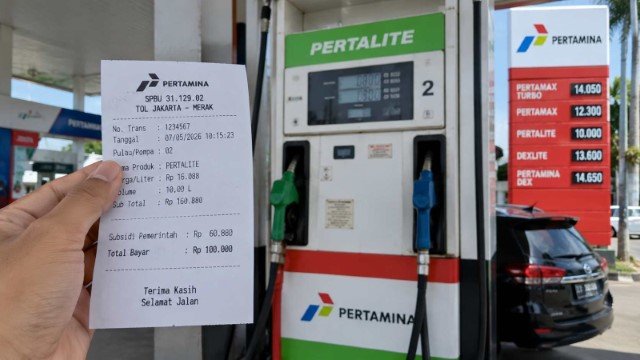 VIRAL! Bukan Hoaks? Struk Pertalite Rp 16.088 Bikin Geger, Pertamina Terpaksa Buka-Bukaan Soal Harga Asli