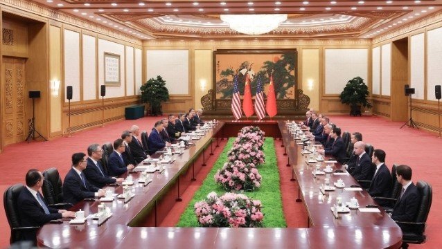 VIRAL Video Menlu AS 'Terpukau' Masuk Ruangan The Great Hall China