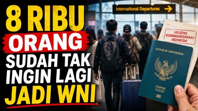 GEGER! Kemenkum Ungkap 8 Ribu Orang Pilih Angkat Kaki dan Ogah Jadi WNI Lagi, Isu Krusial Ini Jadi Biang Keroknya