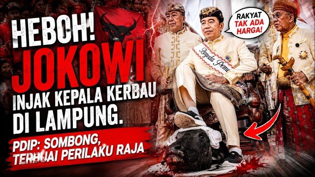 GEGER! Pengamat Sebut Aksi Injak Kepala Banteng Isyarat Jokowi Ingin ‘Tumbangkan’ PDIP di Pemilu 2029