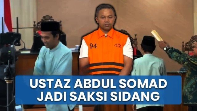 Geger Ruang Sidang! Ustadz Abdul Somad Jadi Saksi Kasus Gubri Nonaktif Abdul Wahid, Bongkar Rahasia Ngeri Soal Ancaman