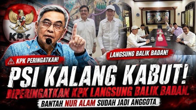 Katanya Partai Bersih Mantan Napi Koruptor Diduga Kuat Gabung PSI, Respon KPK Bikin Jantung Copot!