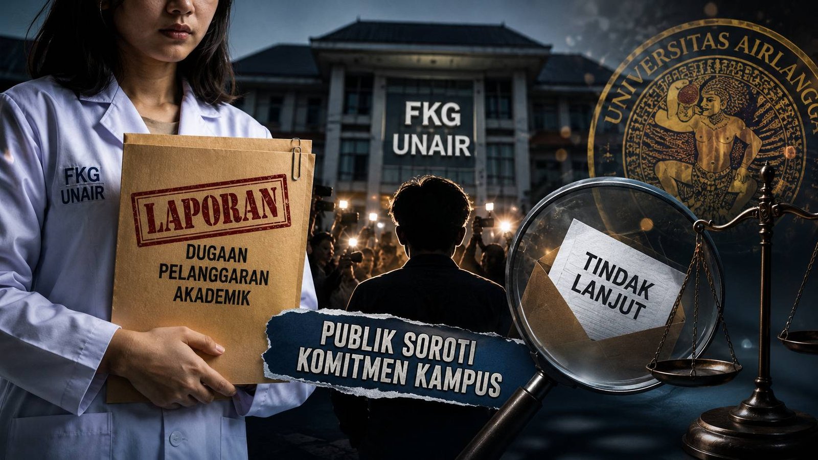 Laporan Dugaan Pelanggaran Akademik di FKG Unair Tunggu Tindak Lanjut, Publik Soroti Komitmen Kampus