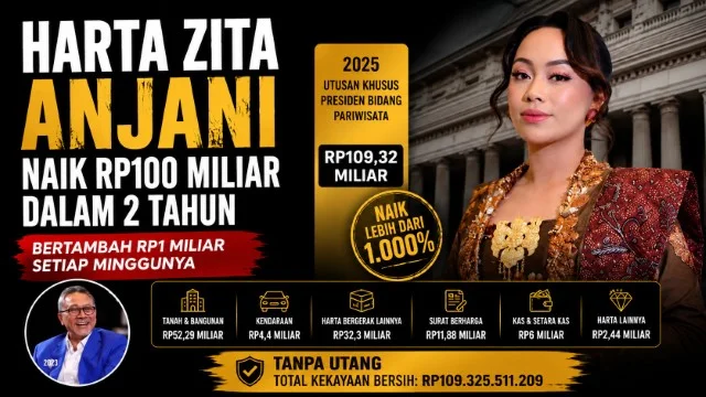 Tembus Rp109 Miliar! Ini Rincian Harta Fantastis Zita Anjani yang Melonjak Drastis dan Jadi Sorotan Tajam