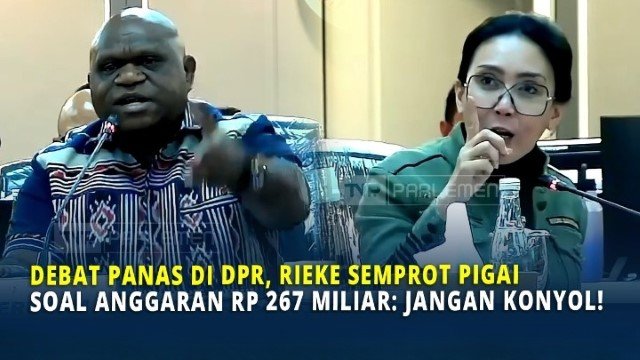 Tensi Tinggi di Ruang Rapat! Pigai Minta Tambahan Ratusan Miliar Secara Mendadak, Rieke Diah Pitaloka Ngamuk: ‘Jangan Konyol Dong’