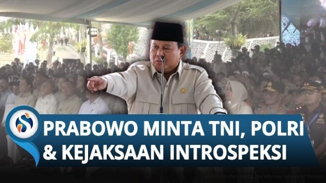 Bukan Gertakan Biasa! Menakar Pesan Terselubung Prabowo Yang Minta 3 Institusi Introspeksi Diri