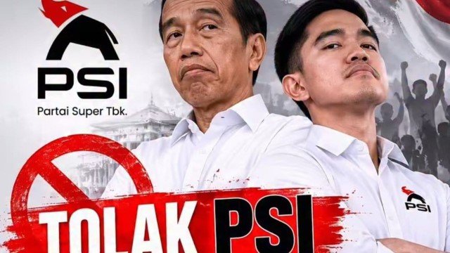 GEGER! Poster Tolak PSI Beredar Luas, Serang Habis-Habisan Jokowi dan Kaesang Soal Isu Sensasional