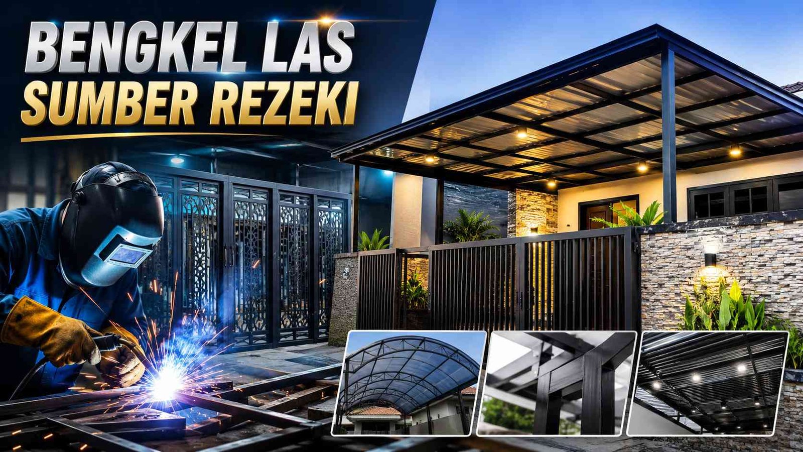 Mengapa Bengkel Las Sumber Rezeki Menjadi Referensi Kanopi Berkualitas di Jogja