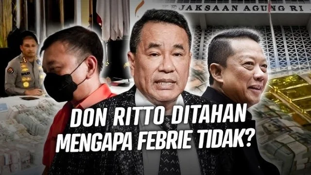 Beda Nasib di Kejagung! Don Ritto Resmi Ditahan, Kenapa Febrie Adriansyah Bebas Melenggang Bebas?