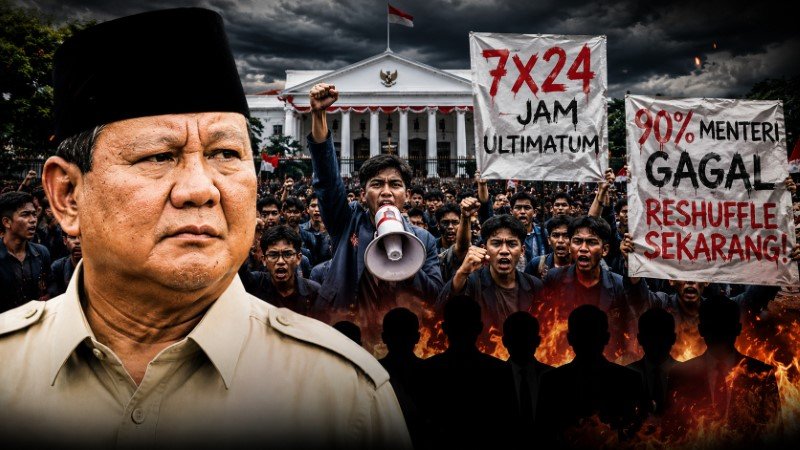 AMI Beri Ultimatum 7×24 Jam Ke Prabowo: 90 Persen Menteri Gagal-Desak Segera Reshuffle!
