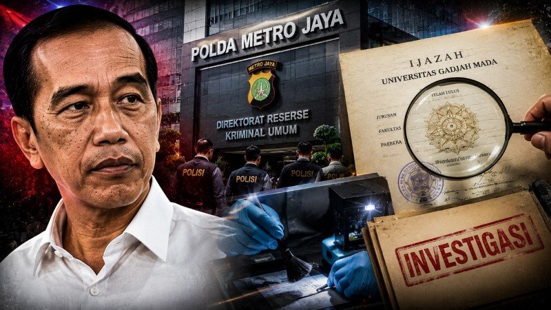 Babak Baru Seru Polda Metro Jaya Usut Tuntas Ijazah Palsu Jokowi!