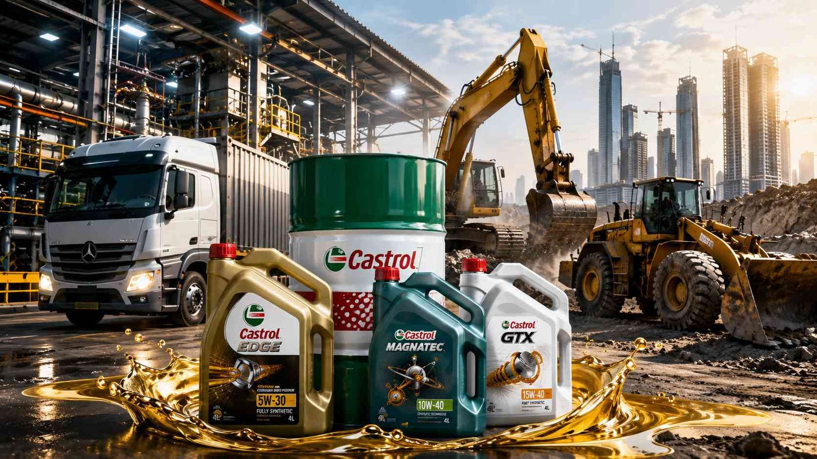 Bina Pertiwi Pasok Oli Castrol untuk Berbagai Kebutuhan Industri, Transportasi, dan Alat Berat