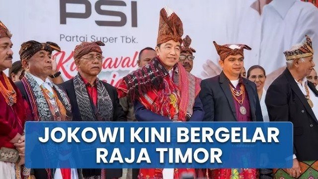 Pengamat Semprot Jokowi Soal Gelar Raja Timor Jika Terjadi Konflik Adat, Jokowi Harus Tanggung Jawab!