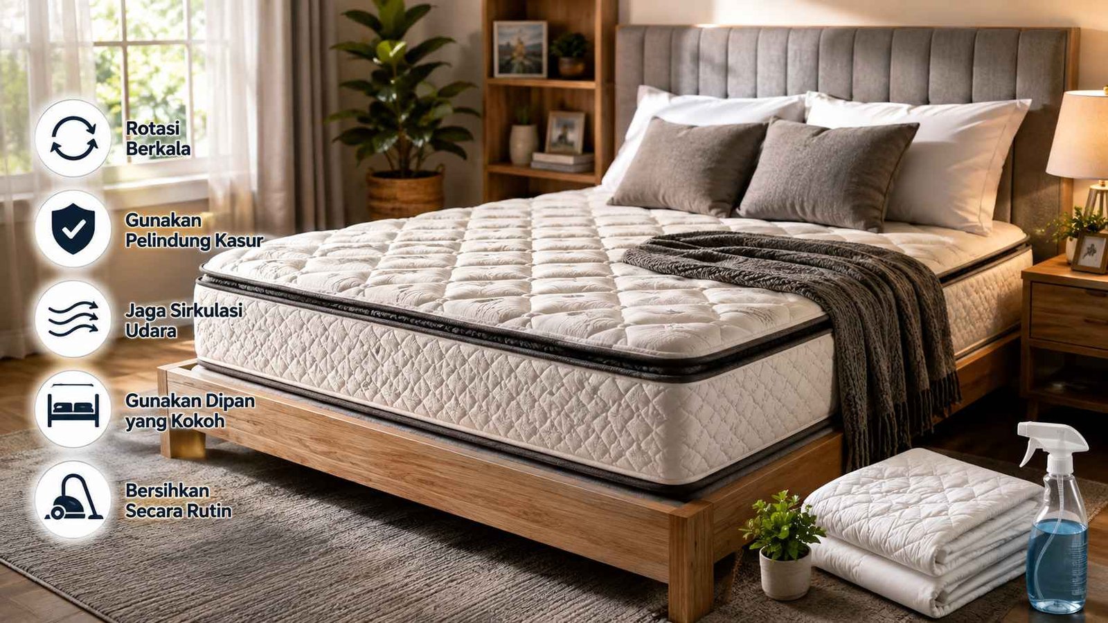 Tips Memperpanjang Umur Spring Bed Hingga Bertahun-Tahun