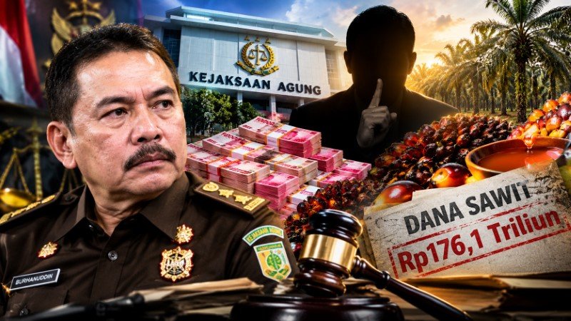 “Ada Apa Dengan Kejagung?” Misteri Diamnya Penegak Hukum Pada Dugaan Korupsi Dana Sawit Rp176,1 Triliun